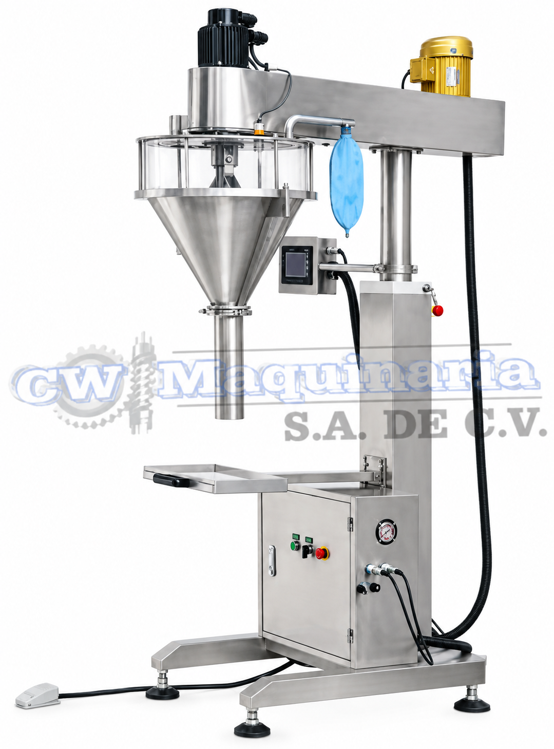 DISPENSADOR DE POLVO VERTICAL